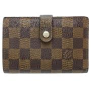 Pre-owned Canvas wallets Louis Vuitton Vintage , Brown , Dames