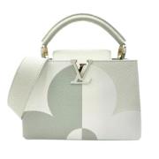 Pre-owned Canvas handbags Louis Vuitton Vintage , White , Heren