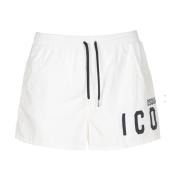 Midi Boxer Briefs Dsquared2 , White , Heren