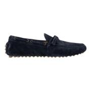 Suède Instap Heren Loafer Schoen Brunello Cucinelli , Blue , Heren