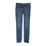 Ritssluiting Knoop Dames Jeans Elisabetta Franchi , Blue , Dames