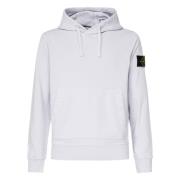 Witte Trui met Capuchon en Zakken Stone Island , White , Heren