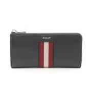 Pre-owned Leather wallets Bally Pre-owned , Black , Heren