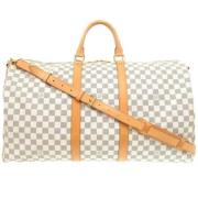 Pre-owned Fabric handbags Louis Vuitton Vintage , White , Unisex