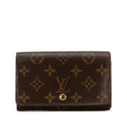 Pre-owned Canvas wallets Louis Vuitton Vintage , Brown , Dames