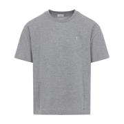 Casual Katoenen T-shirt in Verschillende Kleuren Saint Laurent , Gray ...