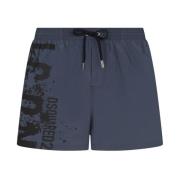 Zee Kleding Boxer Midi Dsquared2 , Blue , Heren