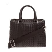 Avenue Medium aktetas Bottega Veneta , Brown , Heren