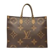 Pre-owned Canvas louis-vuitton-bags Louis Vuitton Vintage , Brown , Da...