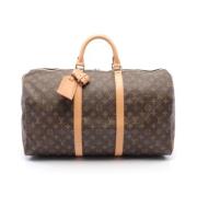 Pre-owned Canvas travel-bags Louis Vuitton Vintage , Brown , Dames