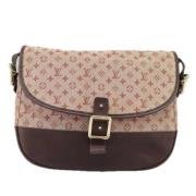 Pre-owned Canvas shoulder-bags Louis Vuitton Vintage , Red , Dames