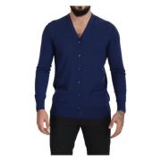 Cardigans Dolce & Gabbana , Blue , Heren