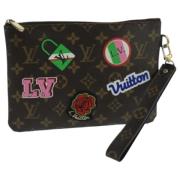 Pre-owned Canvas pouches Louis Vuitton Vintage , Multicolor , Dames