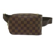 Pre-owned Canvas shoulder-bags Louis Vuitton Vintage , Brown , Dames