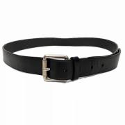 Pre-owned Leather belts Louis Vuitton Vintage , Black , Heren