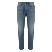 Denim Herenbroek Lage Taille Dondup , Blue , Heren