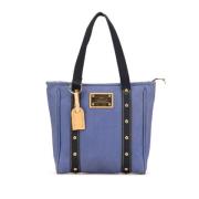 Pre-owned Canvas totes Louis Vuitton Vintage , Blue , Dames