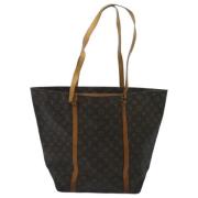 Pre-owned Canvas totes Louis Vuitton Vintage , Brown , Dames