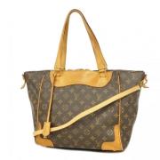 Pre-owned Canvas totes Louis Vuitton Vintage , Brown , Dames