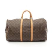 Pre-owned Canvas travel-bags Louis Vuitton Vintage , Brown , Dames