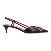 VLogo Signature Slingback Pump Valentino Garavani , Black , Dames