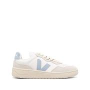 V-90 Leren Wit Staal Sneakers Veja , Multicolor , Dames