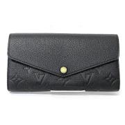 Pre-owned Canvas wallets Louis Vuitton Vintage , Black , Dames