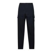 Blauwe Cargo Broek Waterdicht Katoenen Canvas Stone Island , Blue , He...