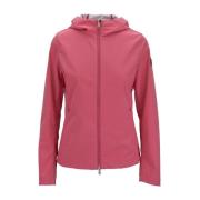 Capuchonrits Jas met Logopatch Colmar , Pink , Dames