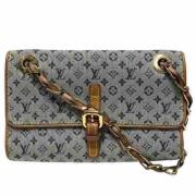 Pre-owned Fabric louis-vuitton-bags Louis Vuitton Vintage , Blue , Dam...