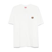 Witte T-shirt en Polo Collectie Kenzo , White , Heren