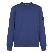 Blauwe Sweaters voor Mannen Stone Island , Blue , Heren