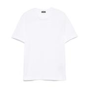 Witte Crew Neck T-shirts en Polos Ermenegildo Zegna , White , Heren