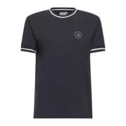 Gestreepte Crewneck T-shirts en Polo's Brunello Cucinelli , Blue , Dam...