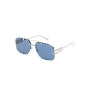 Ve2275 100080 Sunglasses Versace , Gray , Heren