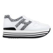 Dierenprint Veterschoenen voor Dames Hogan , White , Dames