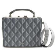 Pre-owned Leather dior-bags Dior Vintage , Gray , Dames