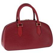 Pre-owned Leather handbags Louis Vuitton Vintage , Red , Dames