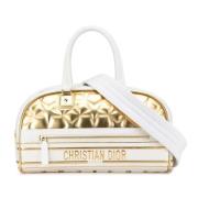 Pre-owned Leather dior-bags Dior Vintage , White , Dames