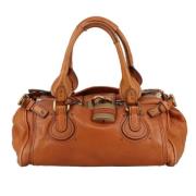 Pre-owned Leather handbags Chloé Pre-owned , Brown , Dames