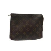 Pre-owned Canvas louis-vuitton-bags Louis Vuitton Vintage , Brown , Da...