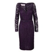 Elegante Damesjurk in Diverse Materialen Valentino , Purple , Dames