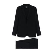 Midnight Blue Front Button Jurk Ermenegildo Zegna , Black , Heren