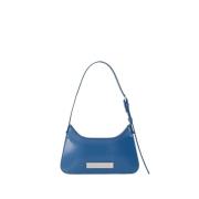 Blauwe Leren Micro Schoudertas Acne Studios , Blue , Dames