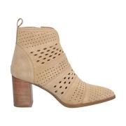 Beige Casual Dames Enkellaarzen Alpe , Beige , Dames