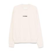 Beige Sweater Herenmode Jil Sander , Beige , Heren