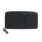 Pre-owned Canvas wallets Louis Vuitton Vintage , Black , Dames