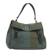 Pre-owned Canvas handbags Yves Saint Laurent Vintage , Green , Dames