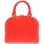 Pre-owned Leather louis-vuitton-bags Louis Vuitton Vintage , Orange , ...