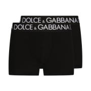 Zwart Elastische Logo Tailleband Ondergoed Set Dolce & Gabbana , Black...